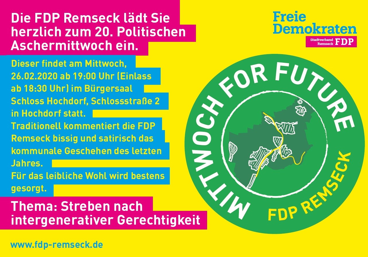 20. kommunalpolitischer Aschermittwoch der FDP-Remseck