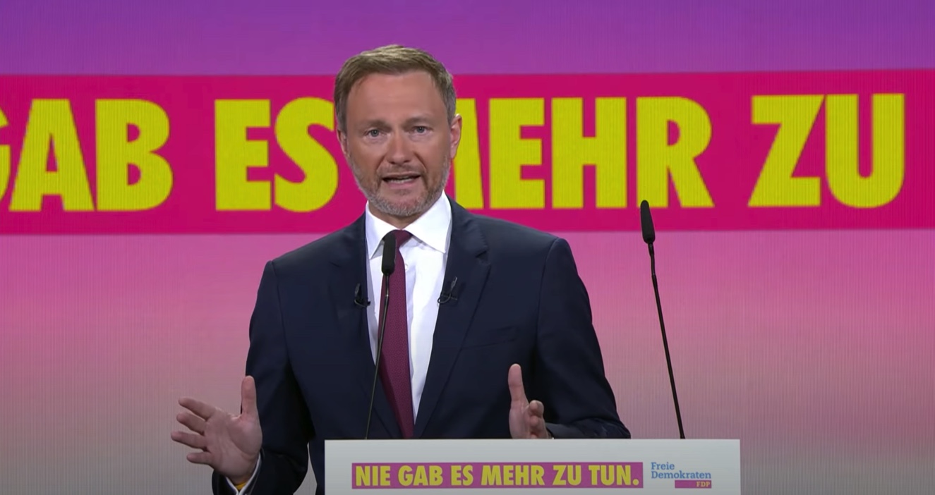Christian Lindner Bundesparteitag 2021