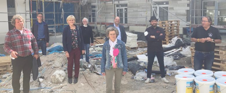 Foto, von links: Wolf-Dieter Karle, Jochen Eisele, Erika Schellmann, Dr. Horst Ludewig, Viola Noack, Volker Godel, Ender Engin, Michael Brenner