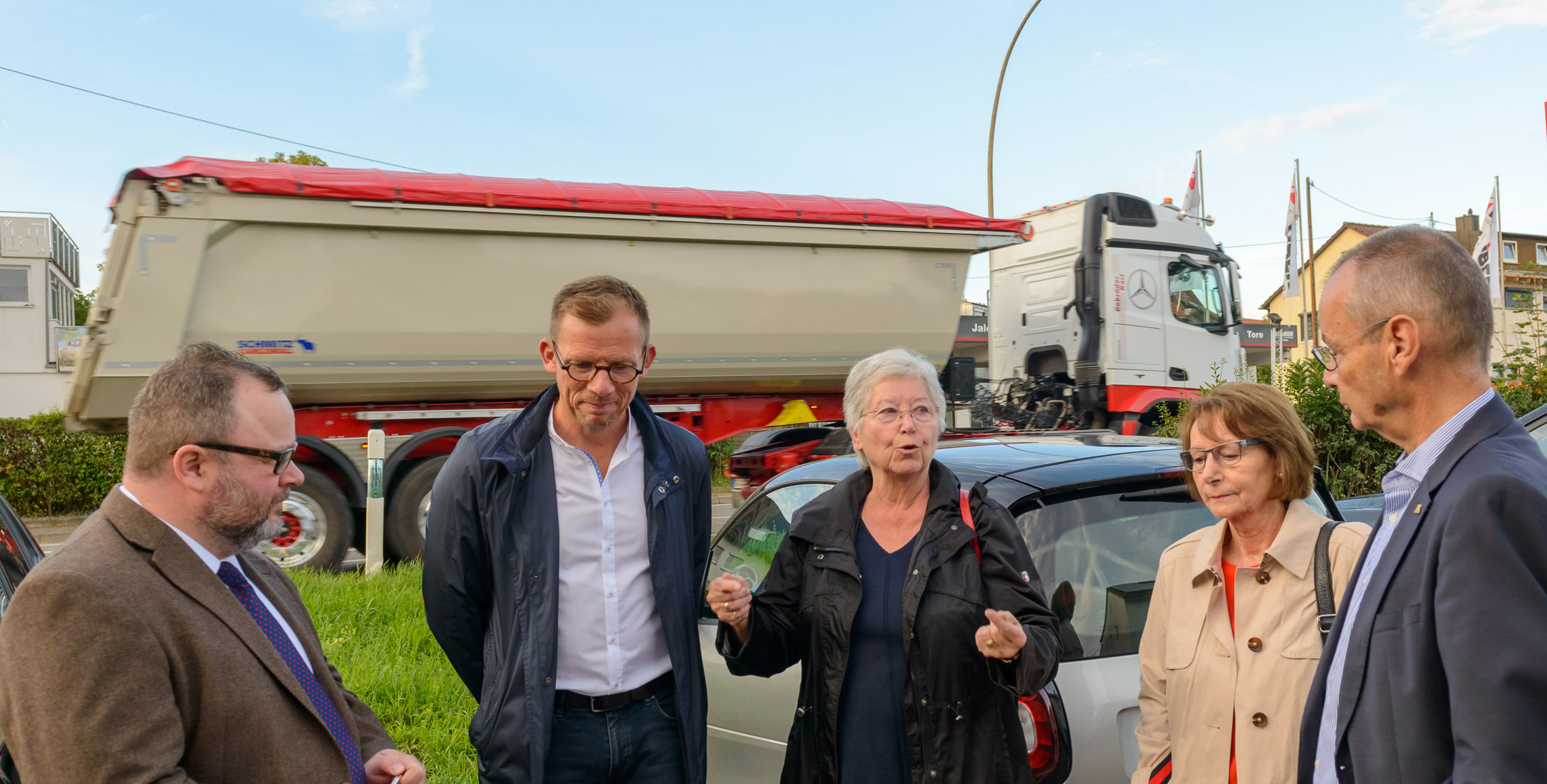 Informationsbesuch in Enzweihingen zur B10-Ortsumfahrung