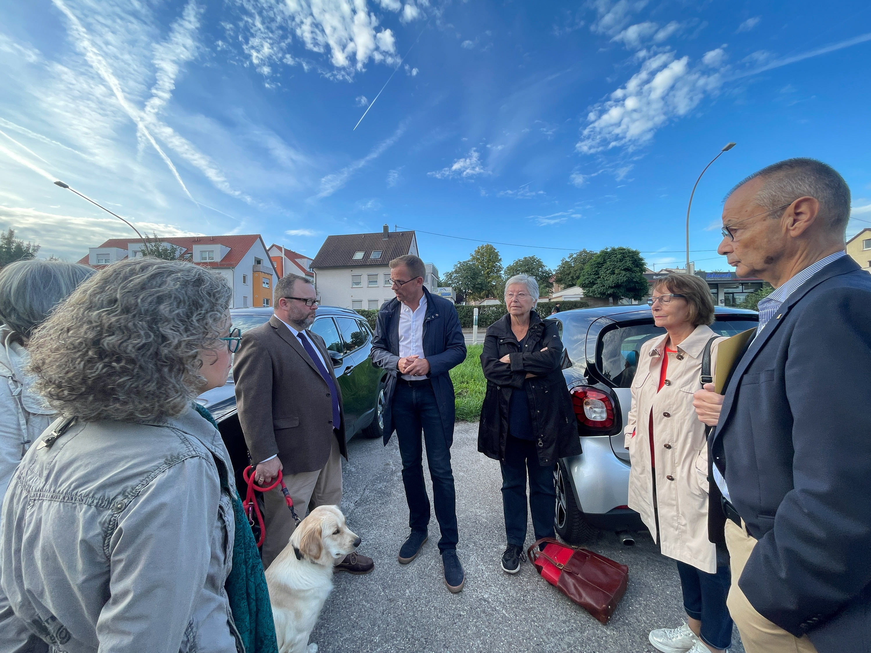 Informationsbesuch in Enzweihingen zur B10-Ortsumfahrung